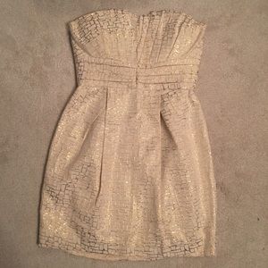 Max & Cleo Strapless Part Dress